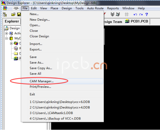 Protel 99 SE打开要导出Gerber文件 Protel 99 SE打开要导出Gerber文件