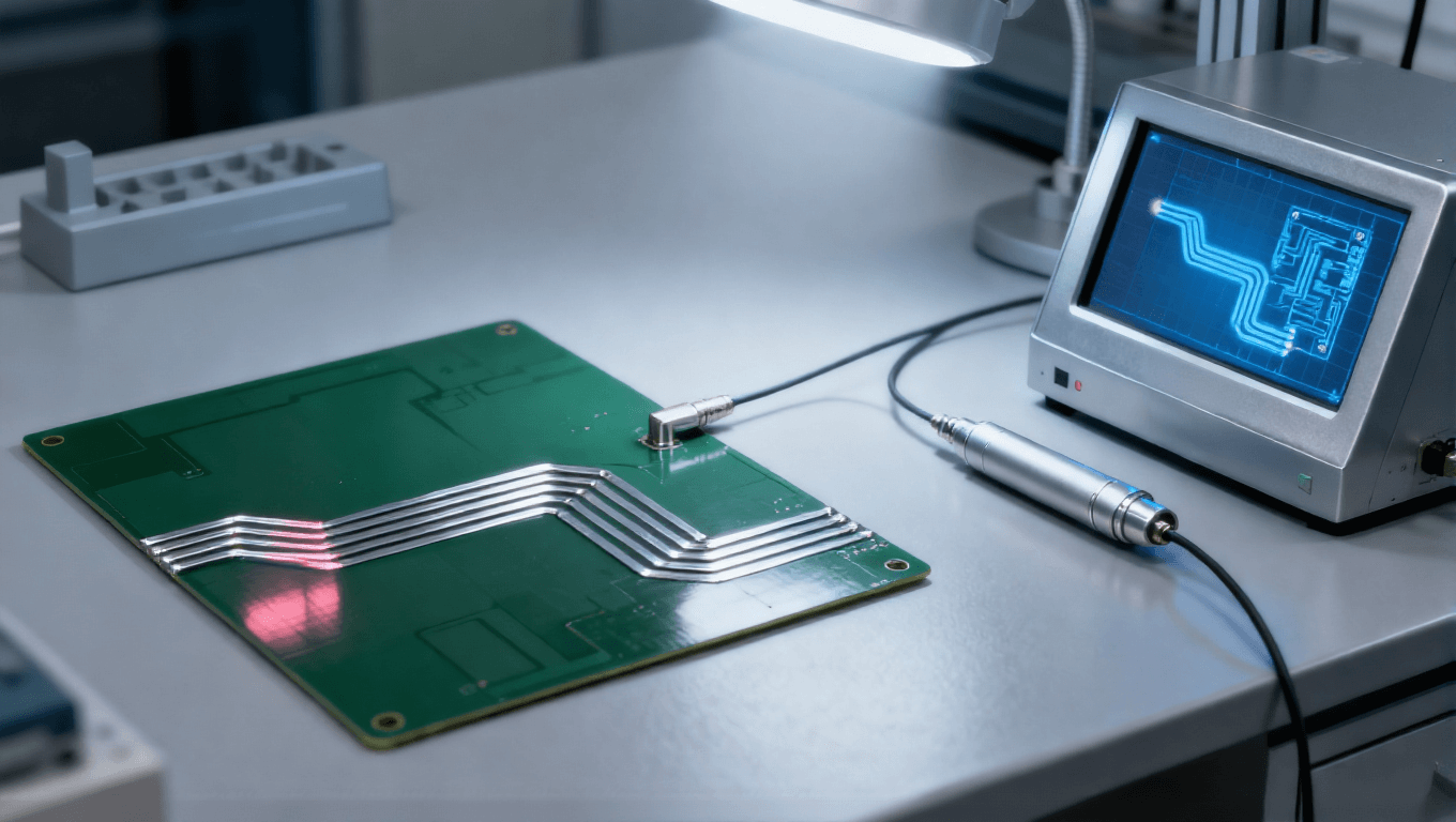 射频前端 PCB 仿真验证场景,三维仿真模型 + S 参数测试优化传输线阻抗 射频前端 PCB 仿真验证场景,三维仿真模型 + S 参数测试优化传输线阻抗