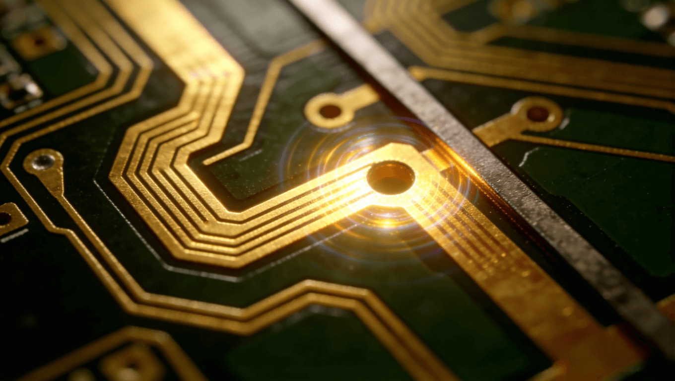 高频PCB微带线走线设计中的阻抗不连续与串扰现象视觉表现
