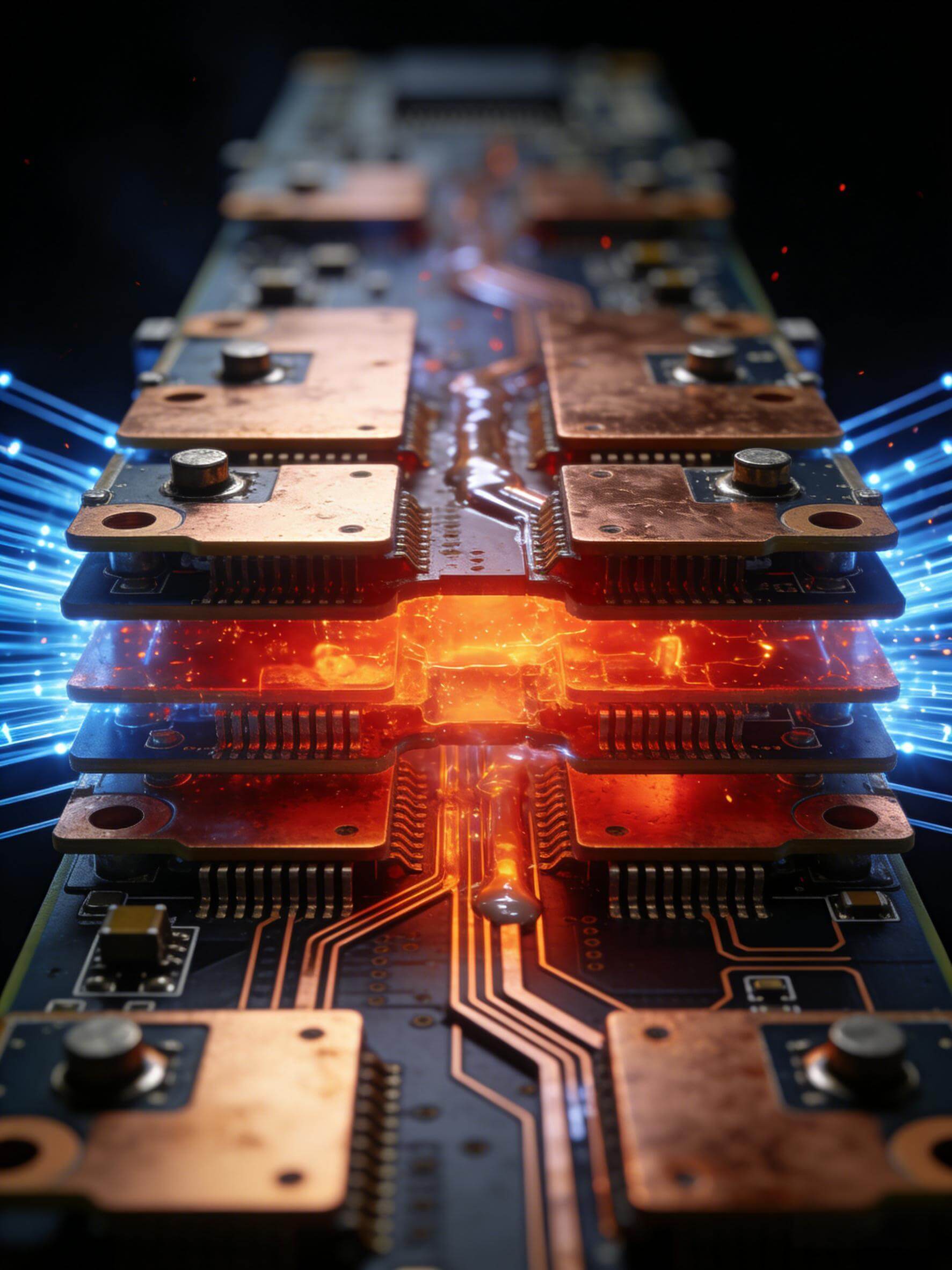 光模块PCB多层散热结构与高导热通孔设计 光模块PCB多层散热结构与高导热通孔设计