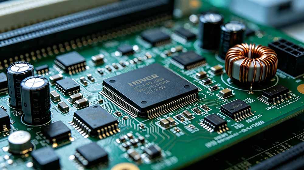 功率电感 PCB 摆放方法展示电源芯片附近紧凑布局设计